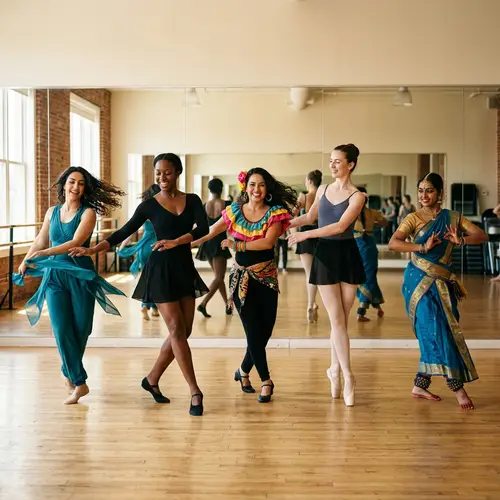 Diverse Women Dance Unity | Energizing Dance Studio Experience