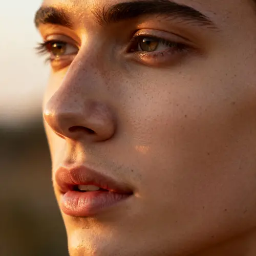 Expressive Human Face Portrait Photography