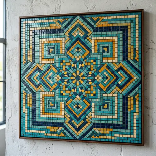 Intricate Square Mosaic Design Ideas