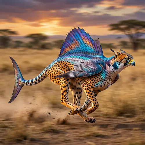 Fastest Animal Hybrid: Cheetah, Falcon & Sailfish