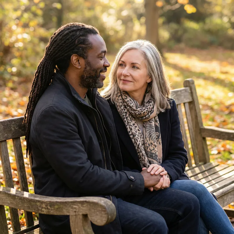 Heartwarming Interracial Couple in Love | Age-Defying Relationship