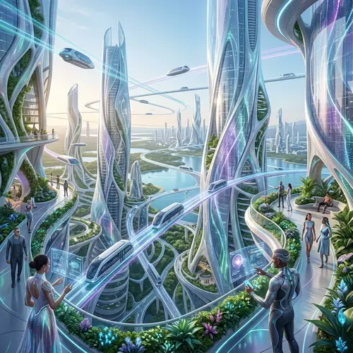Futuristic Civilization: 400,000 Years in the Future