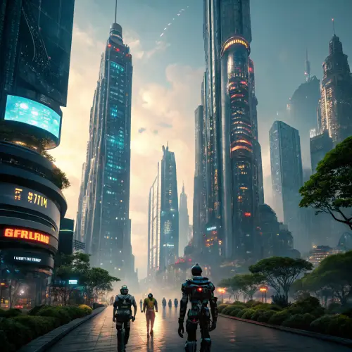 Futuristic Civilization: 400,000 Years in the Future