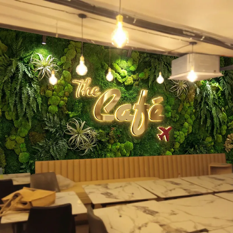 Modern Décor Ideas for City Restaurant Green Wall Modern Décor Ideas for City Restaurant Green Wall