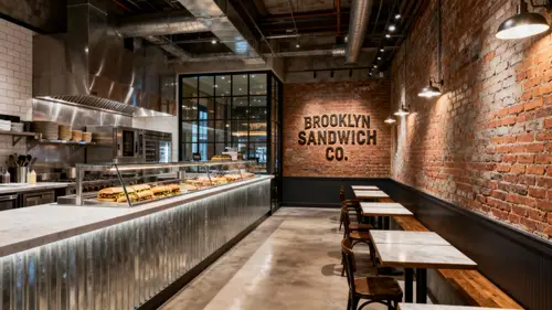 Beautiful Industrial Sandwich Shop | Carved