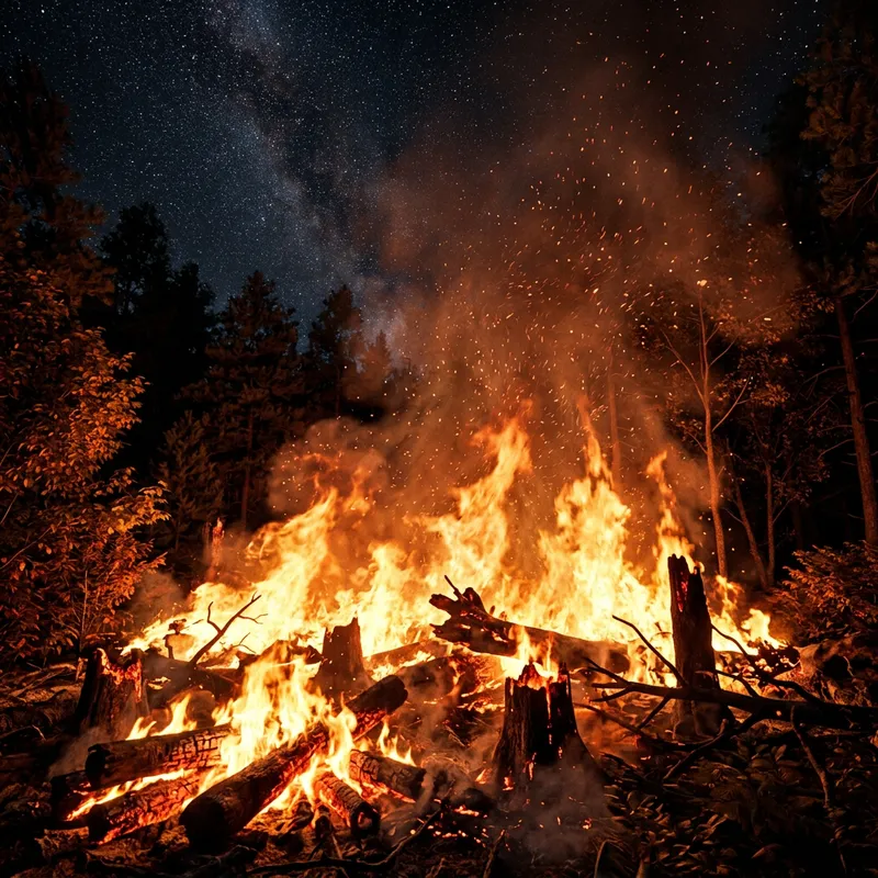 3D Fierce Forest Fire - Dramatic Visuals 3D Fierce Forest Fire - Dramatic Visuals
