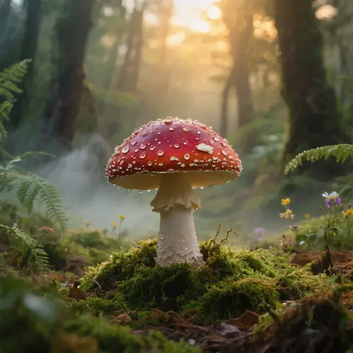 Enchanting Forest Mushroom: Nature's Artistry