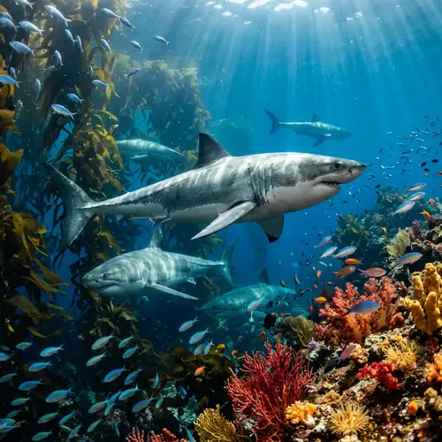 Great White Sharks: Majestic Underwater Documentary