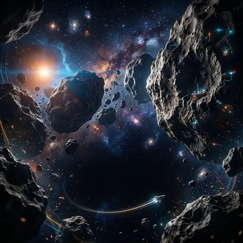 Stylish Space Background for Meme Coin Website