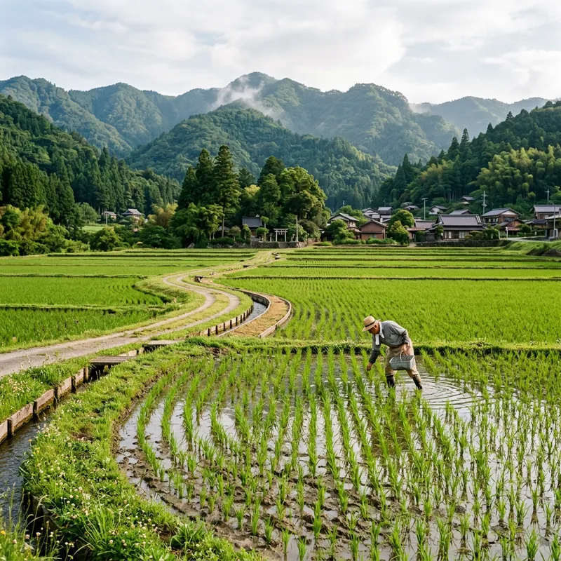 Ultra Realistic Japan Field Photography