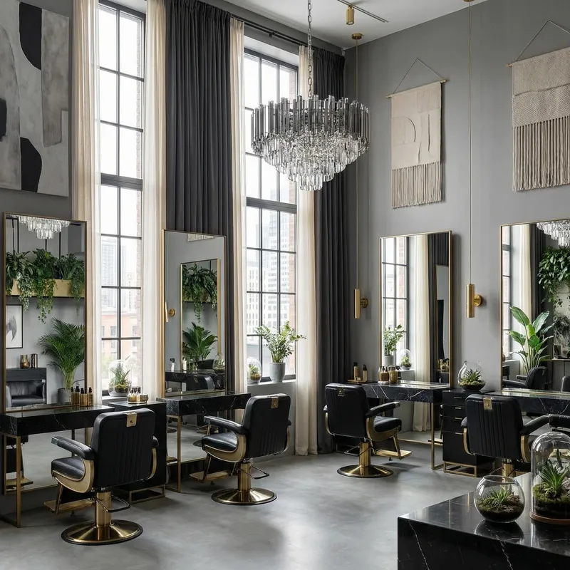 Modern Beauty Salon Interior Design Inspiration