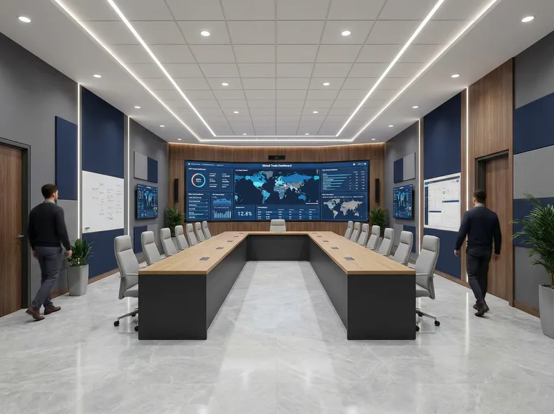 Modern Command Center Office Design Renovation