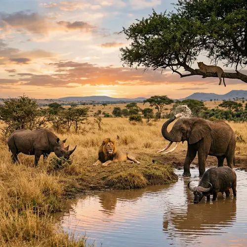 Experience the Big Five in the African Savannah