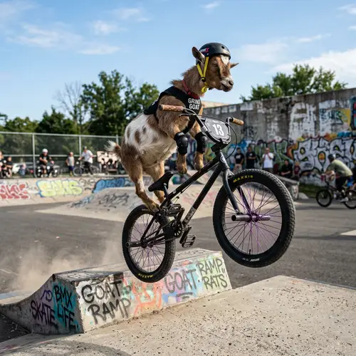 Goat on BMX: A Fun and Unique Ride