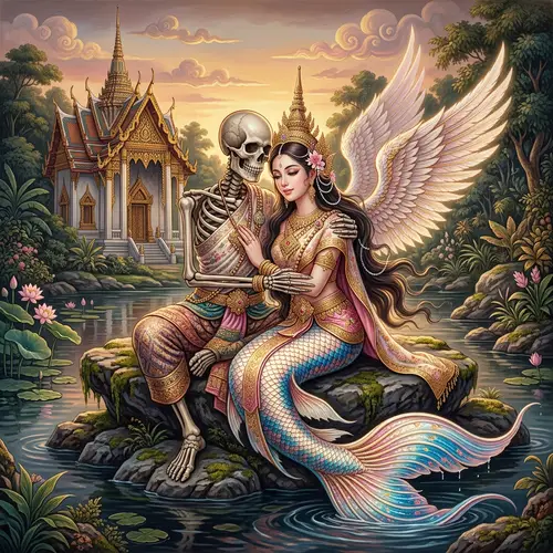 Ethereal Thai Fantasy Art from the 1900s