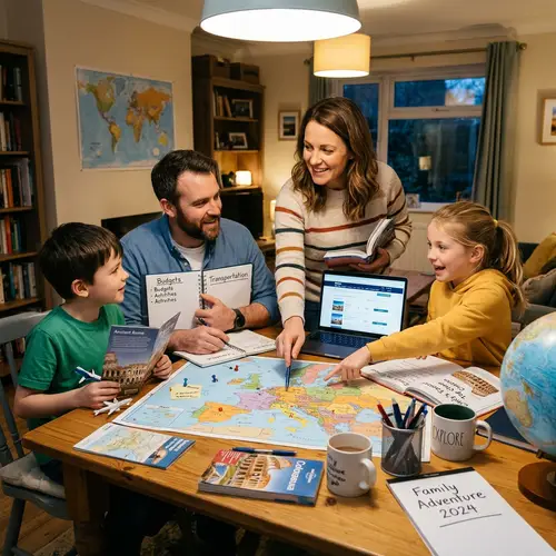 Family Planning the Perfect Vacation Together