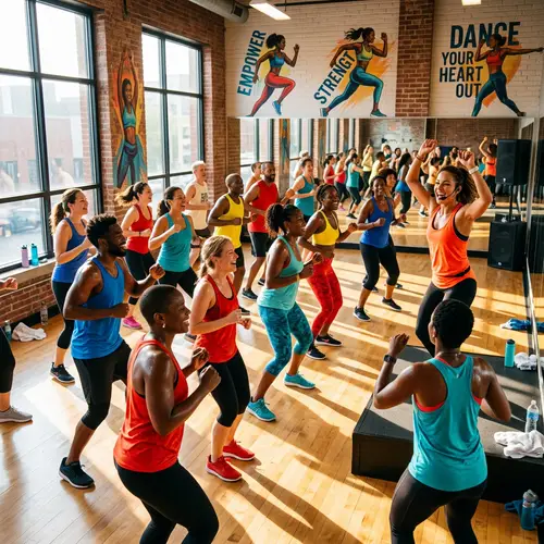 Energizing Zumba Classes at Our Vibrant Fitness Gym