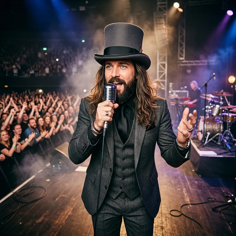 Andrea | Male Singer with Charismatic Blue Eyes and Captivating Voice