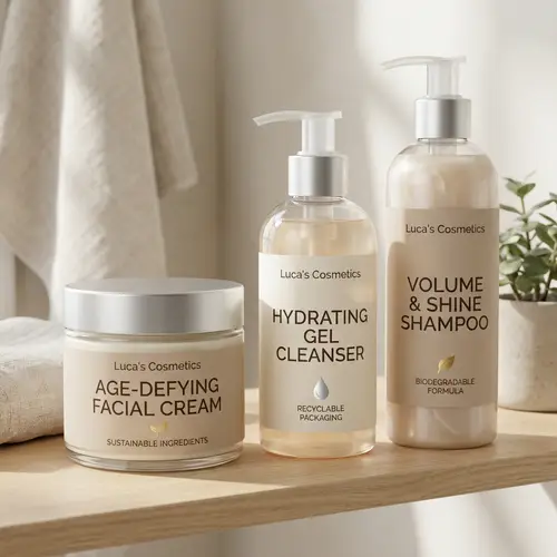 Elegant Cosmetic Packaging for Women | Luca's Cosmetics