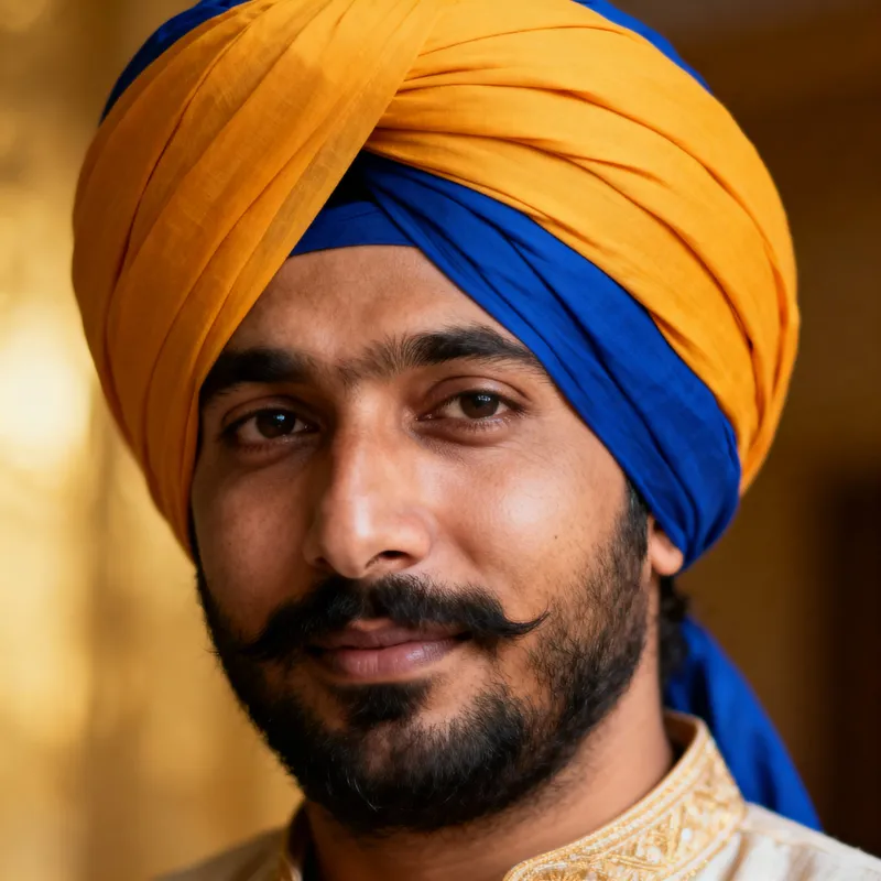 Punjabi Sikh Turban Styles for Men