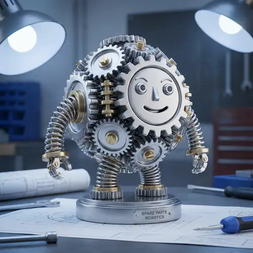 AI-Generated Mascot for Spare Parts Robotics Team