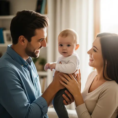 Family Moments: Holding Our Baby Together