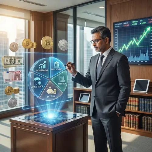 Finance Aspects Visualization | Investment, Taxation, Savings