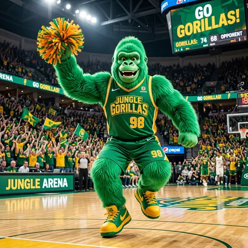 Green Gorilla Mascot: Fun & Engaging Character