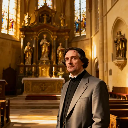 Martin Luther Today: Portrait & Church Background