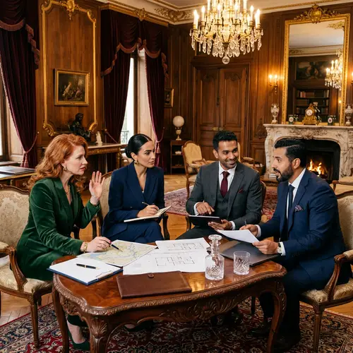 Luxury Team of Skilled Individuals in Exquisite Settings