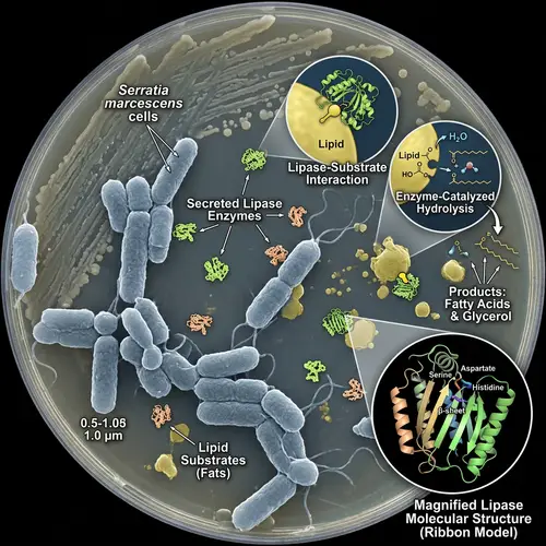 Lipase Enzymes by Serratia marcescens | Distinct Structure & Function