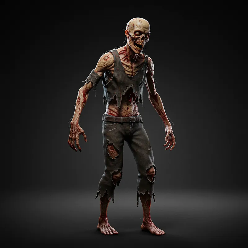Zombie 3D Photo Gif - Unleash the Undead