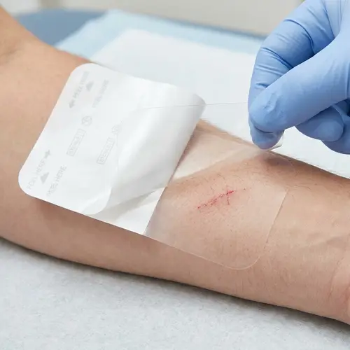 Medical Transparent Patch for Skin: Detailed Image & Uses
