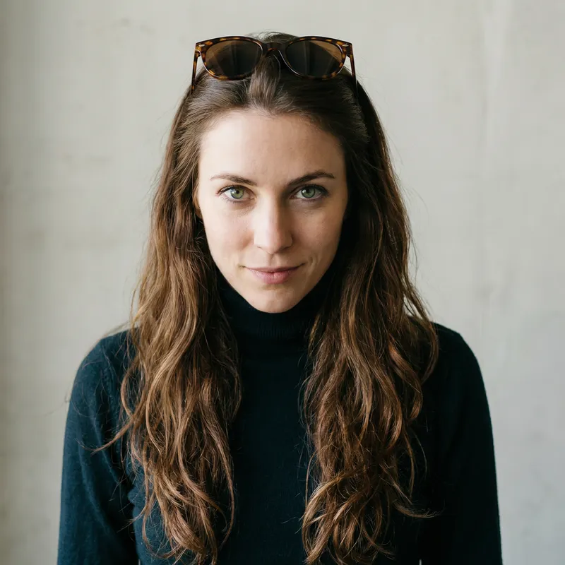 Realistic Caucasian Model Portrait | Minimalistic Background