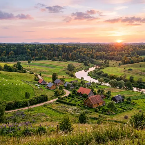 Enchanting Countryside in Latvia - Scenic Beauty and Serenity