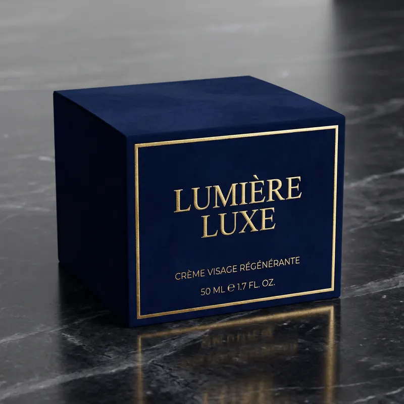 Luxury Cosmetic Packaging Design Mockup
