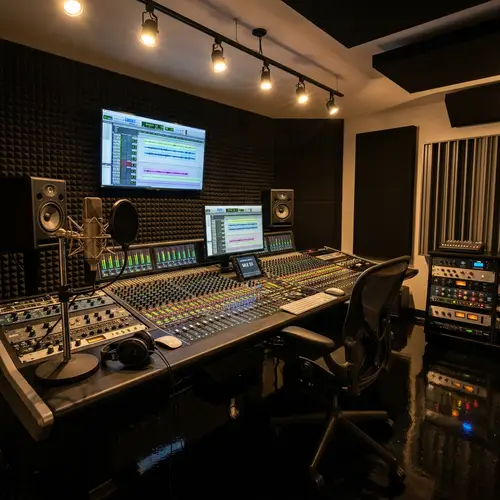 State-of-the-Art Music Mixing Studio