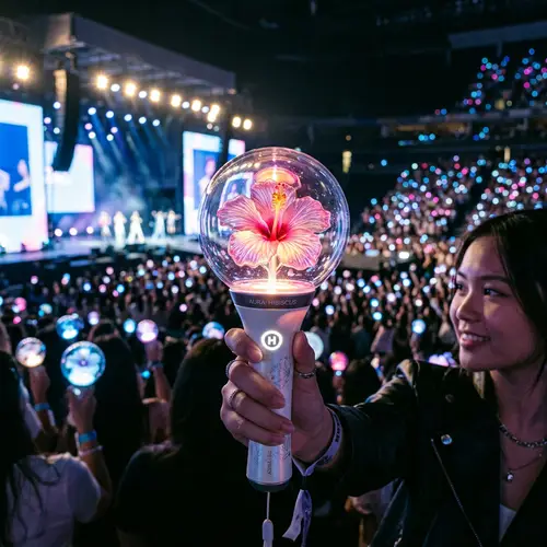 Kpop-Inspired Hibiscus Lightstick