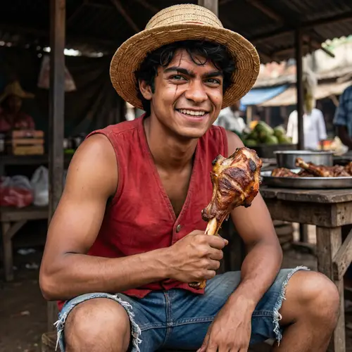 Young South Asian Male in Spirited Casual Attire