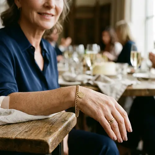 Classic 50th Birthday Bracelet for Women