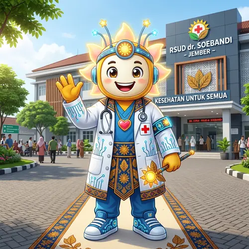 Friendly Hospital Mascot Design for Community Health