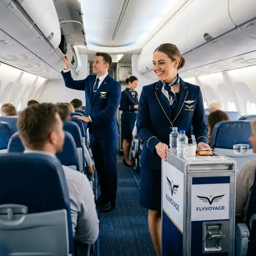 FlyVoyage Cabin Crew Team