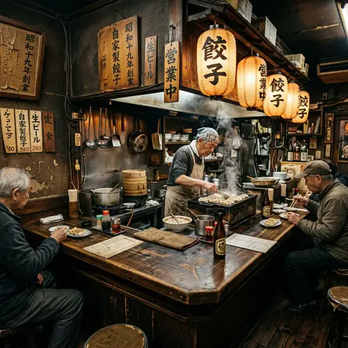 Vintage Japanese Dumpling Shop Interior | Last Century Decor