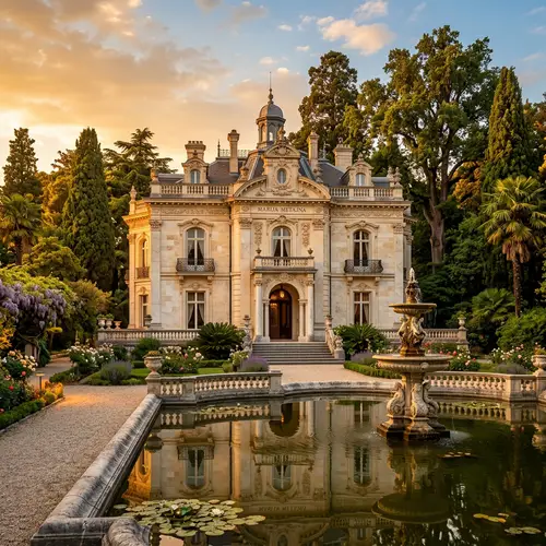 Villa Marija Metajna: Baroque Elegance & Lush Landscape