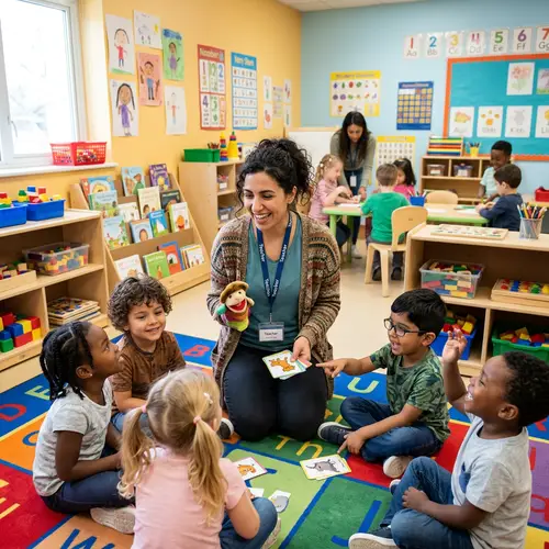 Engaging Preschool Teacher with Diverse Students | Classroom Interaction