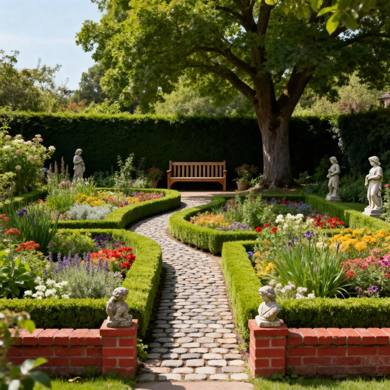 Beautiful 17m x 4m Garden Design Layout