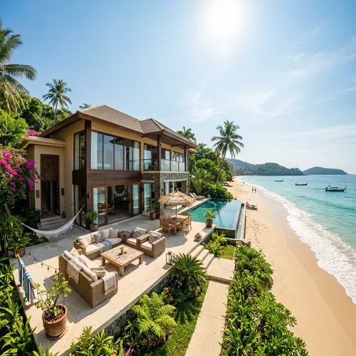 Luxury Beach Villa Home | Pristine Sandy Retreat