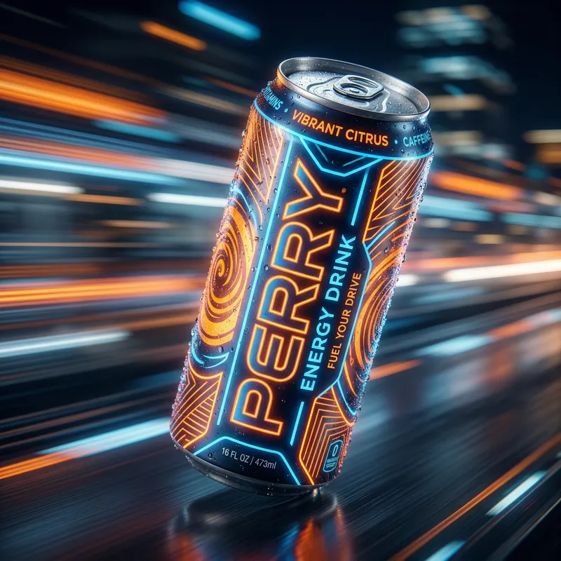 PERRY Energy Drink: Refreshing Citrus Power
