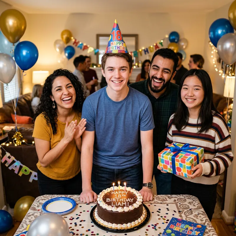 18th Birthday Celebration with Friends