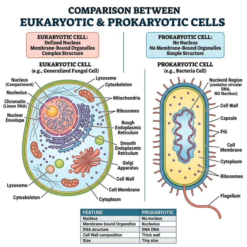 Eukaryotic Cell vs Prokaryotic Cell: Scientific Comparison